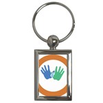 Hand Key Chain (Rectangle)