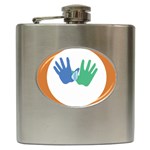 Hand Hip Flask (6 oz)