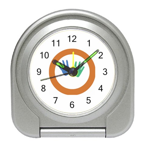 Hand Travel Alarm Clock from ArtsNow.com Front