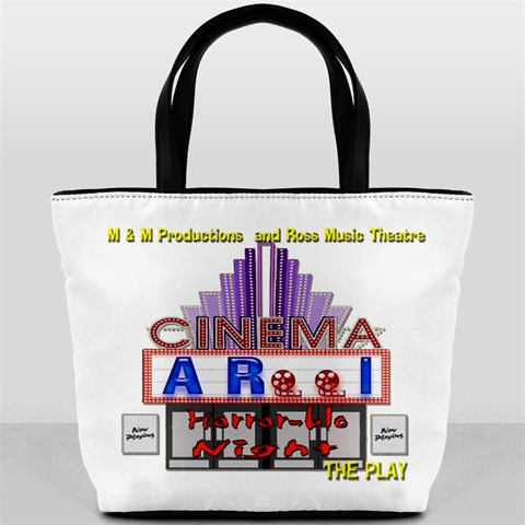 Horror Ble Shirt 3 3 2 Bucket Bag from ArtsNow.com Front