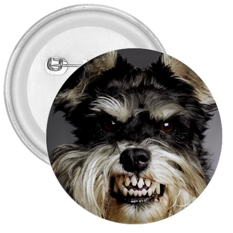Animals Dogs Funny Dog 013643  3  Button from ArtsNow.com Front