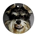 Animals Dogs Funny Dog 013643  Ornament (Round)