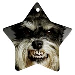 Animals Dogs Funny Dog 013643  Ornament (Star)