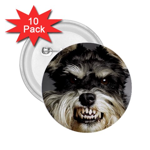 Animals Dogs Funny Dog 013643  2.25  Button (10 pack) from ArtsNow.com Front