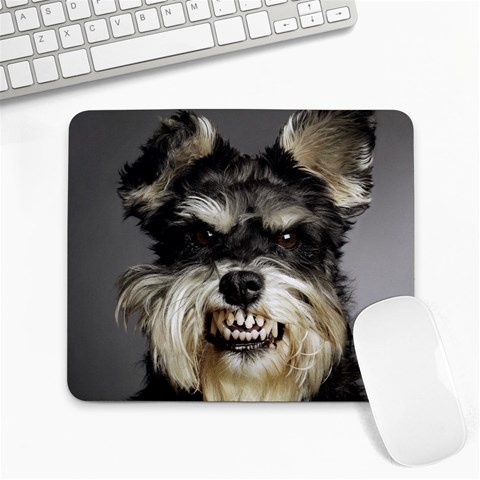 Animals Dogs Funny Dog 013643  Large Mousepad from ArtsNow.com Front