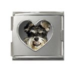 Animals Dogs Funny Dog 013643  Mega Link Heart Italian Charm (18mm)