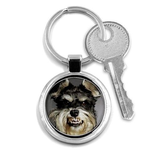 Animals Dogs Funny Dog 013643  Key Chain (Round) from ArtsNow.com Front