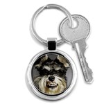 Animals Dogs Funny Dog 013643  Key Chain (Round)