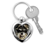 Animals Dogs Funny Dog 013643  Key Chain (Heart)