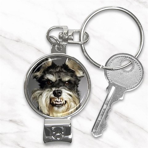Animals Dogs Funny Dog 013643  Nail Clippers Key Chain from ArtsNow.com Front