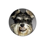 Animals Dogs Funny Dog 013643  Magnet 3  (Round)