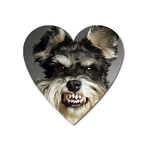 Animals Dogs Funny Dog 013643  Magnet (Heart) from ArtsNow.com Front