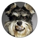 Animals Dogs Funny Dog 013643  Magnet 5  (Round)