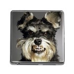 Animals Dogs Funny Dog 013643  Memory Card Reader with Storage (Square)