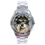 Animals Dogs Funny Dog 013643  Stainless Steel Analogue Men’s Watch