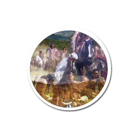 !ndn5 Magnet 3  (Round) from ArtsNow.com Front