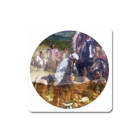 !ndn5 Magnet (Square) from ArtsNow.com Front