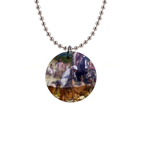 !ndn5 1  Button Necklace from ArtsNow.com Front