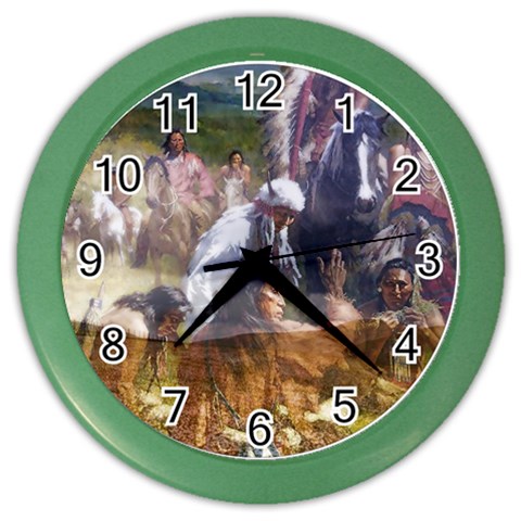 !ndn5 Color Wall Clock from ArtsNow.com Front
