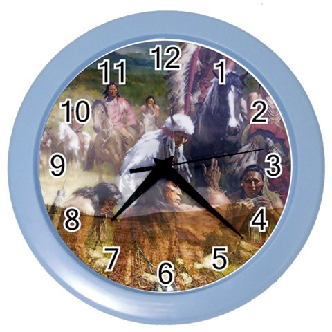 !ndn5 Color Wall Clock from ArtsNow.com Front
