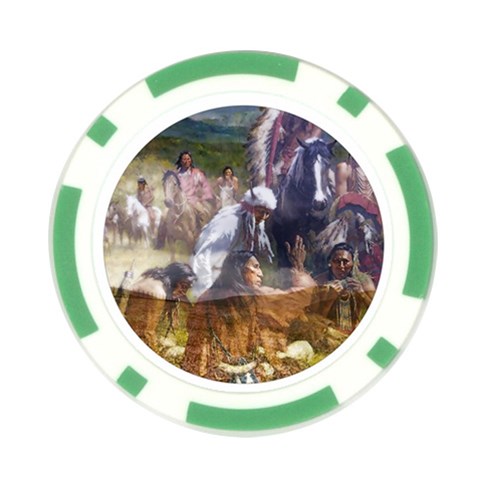 !ndn5 Poker Chip Card Guard (10 pack) from ArtsNow.com Front