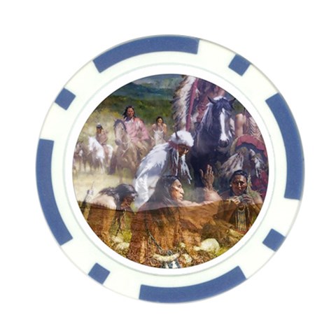 !ndn5 Poker Chip Card Guard (10 pack) from ArtsNow.com Front