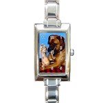 You don t scare me! Rectangular Italian Charm Watch