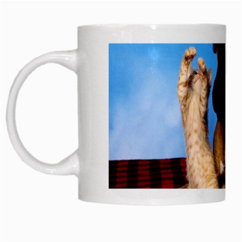 You don t scare me! White Mug from ArtsNow.com Left