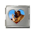 You don t scare me! Mega Link Heart Italian Charm (18mm)