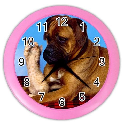 You don t scare me! Color Wall Clock from ArtsNow.com Front