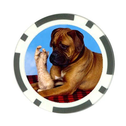 You don t scare me! Poker Chip Card Guard from ArtsNow.com Front