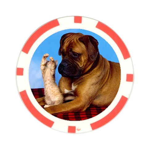 You don t scare me! Poker Chip Card Guard from ArtsNow.com Front