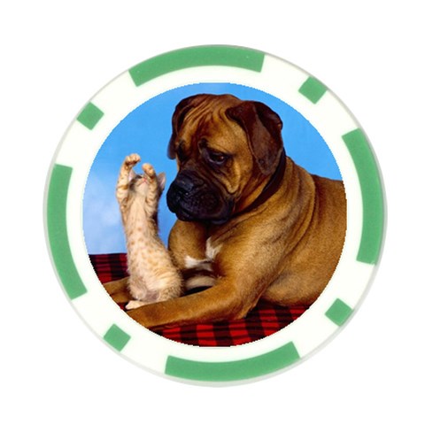 You don t scare me! Poker Chip Card Guard from ArtsNow.com Front