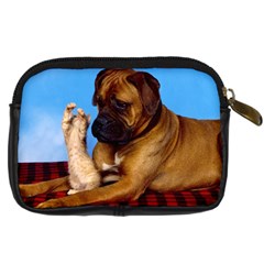 You don t scare me! Digital Camera Leather Case from ArtsNow.com Back