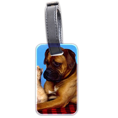 You don t scare me! Luggage Tag (two sides) from ArtsNow.com Front