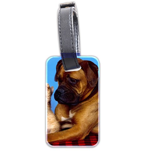 You don t scare me! Luggage Tag (two sides) from ArtsNow.com Back