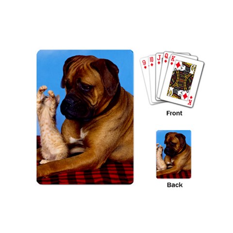 You don t scare me! Playing Cards (Mini) from ArtsNow.com Back