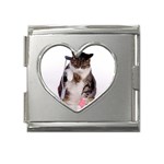 1200581839 1024x768 Cat With Crutches Mega Link Heart Italian Charm (18mm)