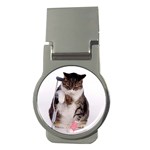 1200581839 1024x768 Cat With Crutches Money Clip (Round)