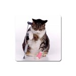 1200581839 1024x768 Cat With Crutches Magnet (Square)