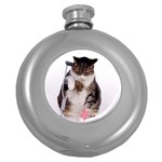 1200581839 1024x768 Cat With Crutches Hip Flask (5 oz)