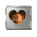 Animal Wallpapers 0028 Mega Link Heart Italian Charm (18mm)