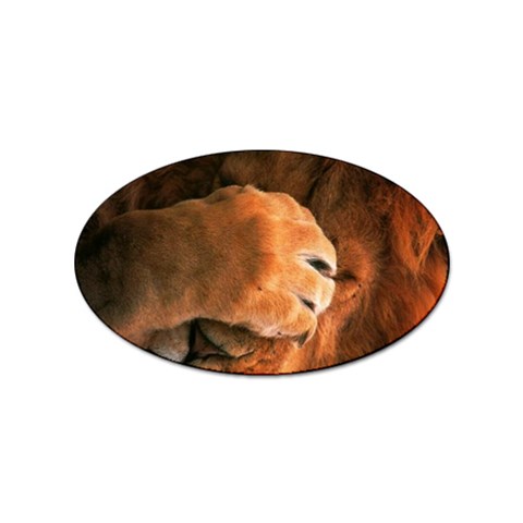 Animal Wallpapers 0028 Sticker (Oval) from ArtsNow.com Front