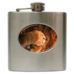 Animal Wallpapers 0028 Hip Flask (6 oz)