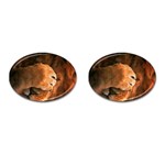 Animal Wallpapers 0028 Cufflinks (Oval)