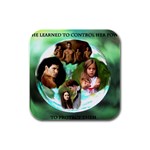 Breakingdawnposter Rubber Square Coaster (4 pack)