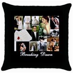 Breakingdawnposter Throw Pillow Case (Black)