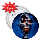 Scary Skull  2.25  Button (10 pack)