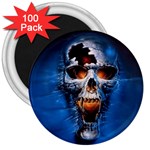 Scary Skull  3  Magnet (100 pack)