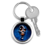 Scary Skull  Key Chain (Round)